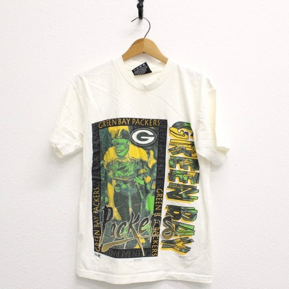 Vintage Green Bay Packers Football T Shirt Medium